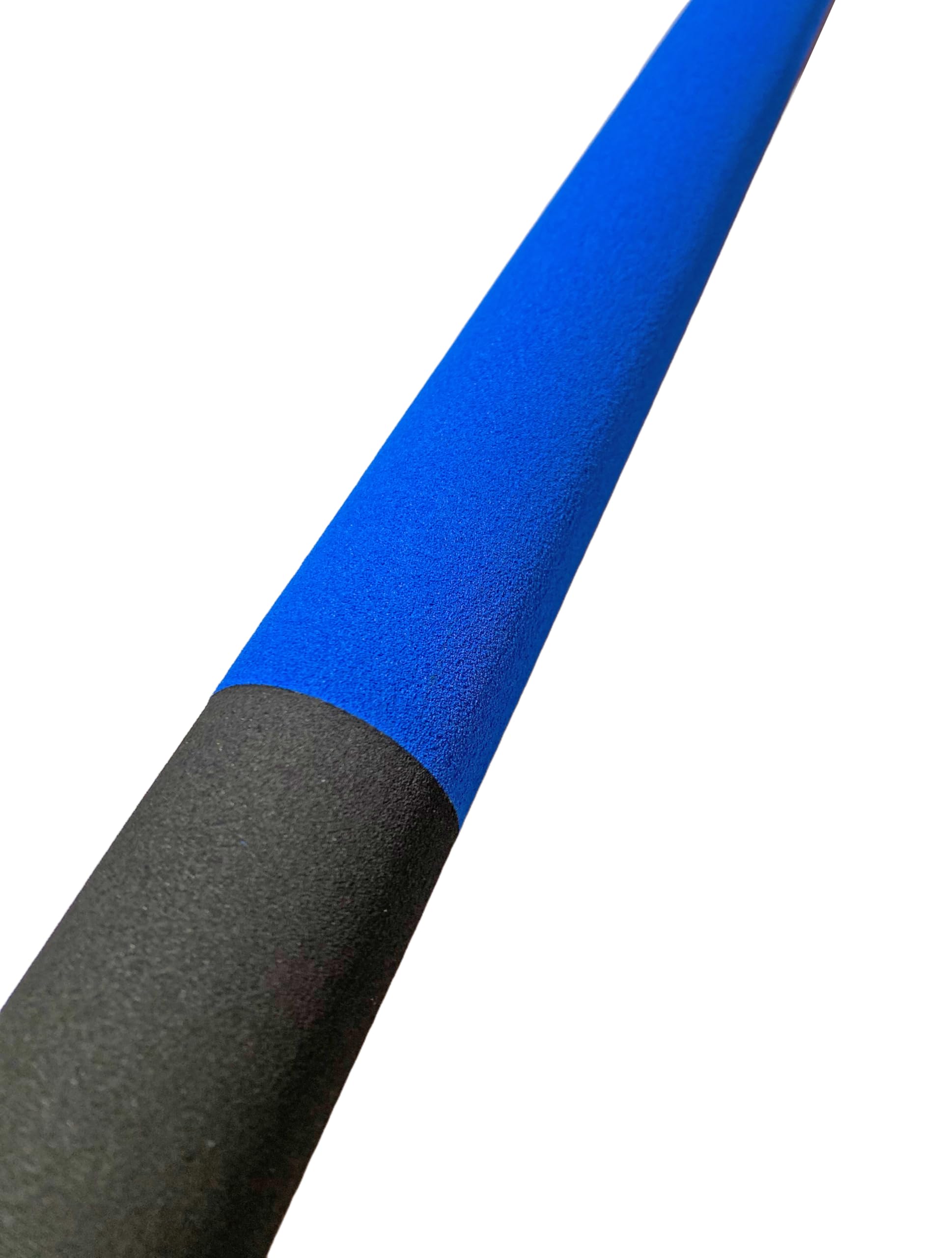 Escrima Safety Lot de 10 bâtons d'entraînement avec housse en mousse Bleu/noir 61 cm