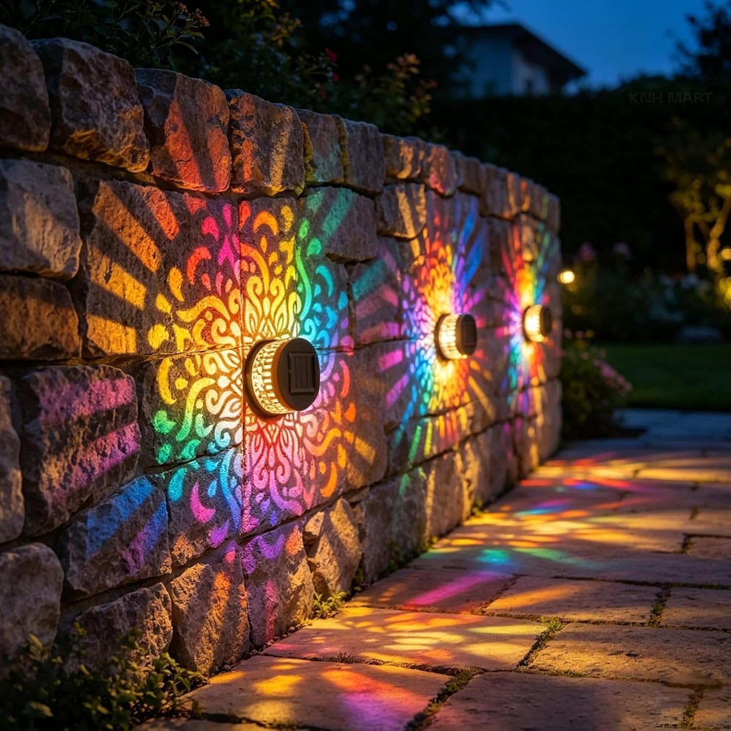 Solar Mandala Lights - Outdoor Wall Projector -7 Solar Mandala Lights - Outdoor Wall Projector -7