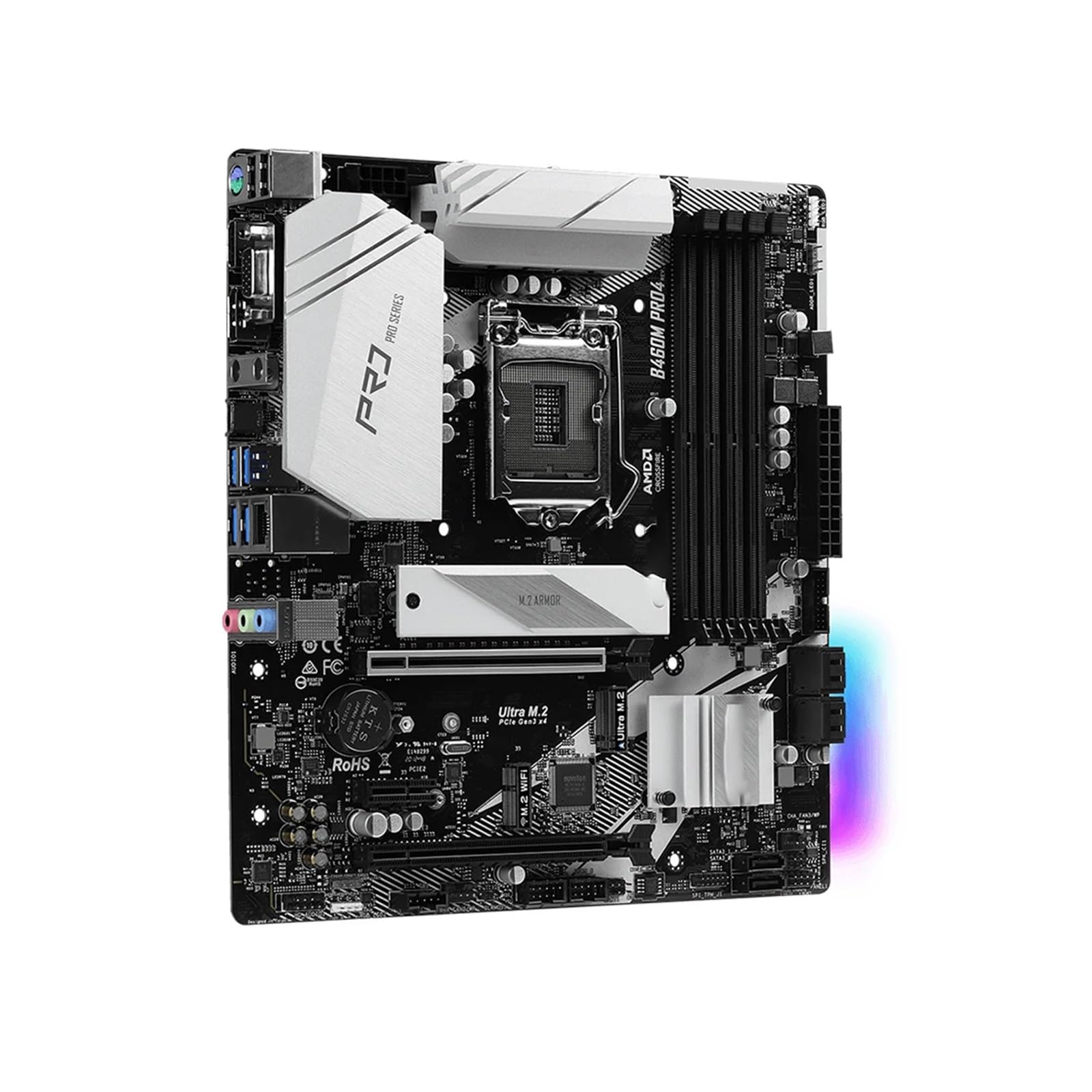 Carte mere ASRock B460M PRO4 LGA 1200 pour réparer un PC lent
