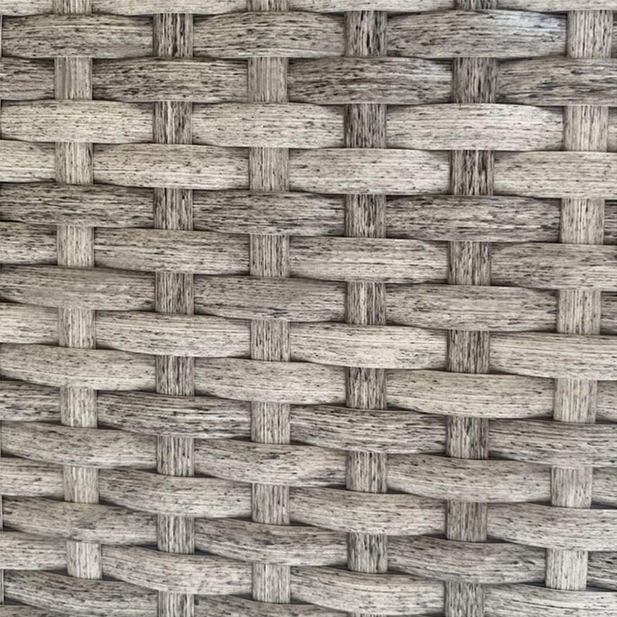 LNNW Material de reparación de Tejido de ratán sintético, ratán de plástico de 8Mm de Ancho for reparación de Muebles de Patio, 500g para reparación de Muebles de jardín