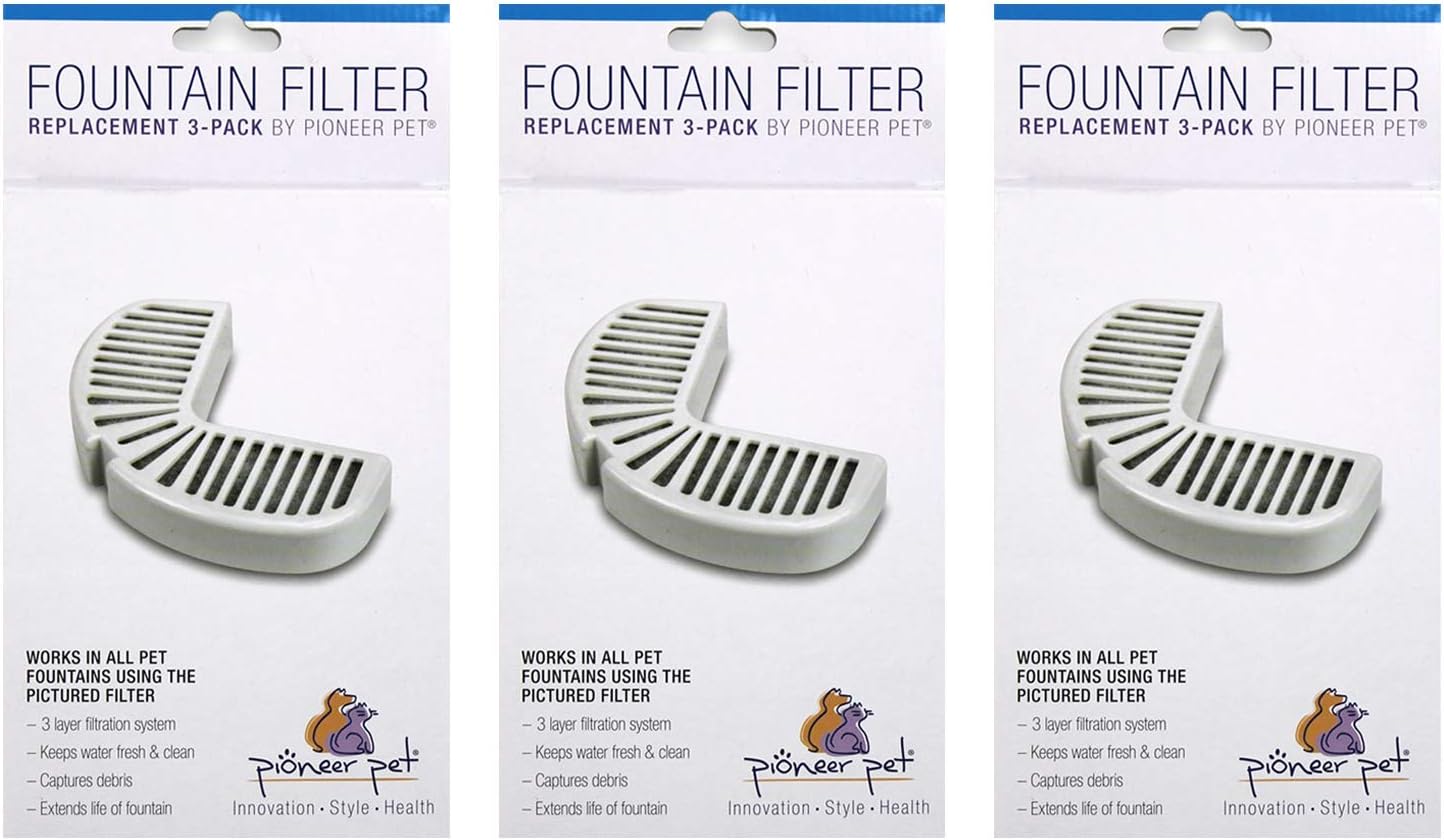 Pioneer Pet Big Max Raindrop Fountain Filters Combo Pack