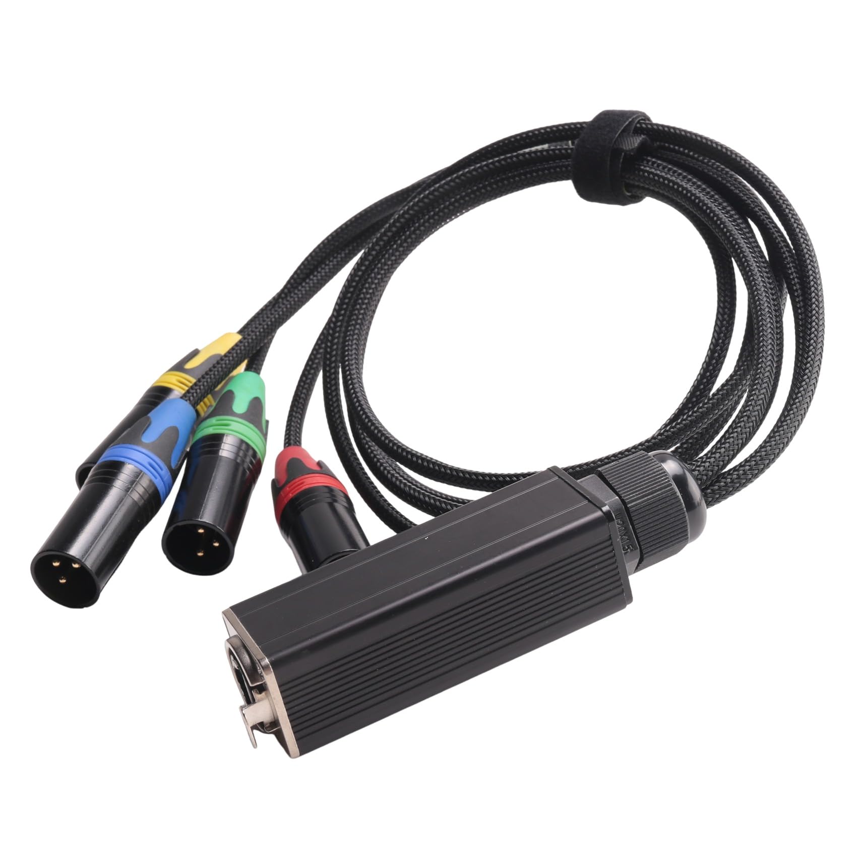 1 Par XLR de 4 Canales, 3, ConexióN de Escenario y Estudio de Red MúLtiple, Cable XLR Macho y Hembra, Audio de Escenario RJ45