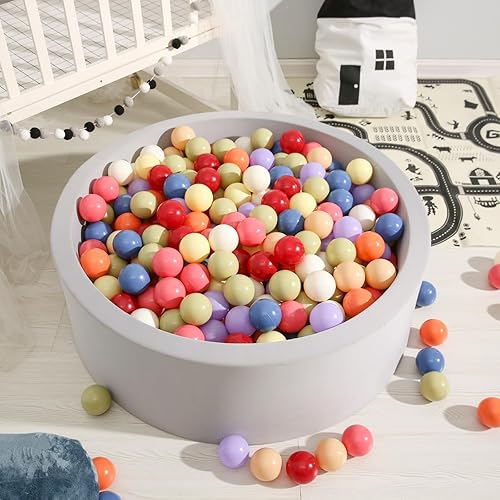 Miniatura 6 de GOGOSO Ball Pit Balls for Toddlers 1-3, Pack of 50pcs Phthalate Free BPA Free Non-Toxic 2.75-Inch Crush Proof Play Balls Play Tent Pool Playhouse