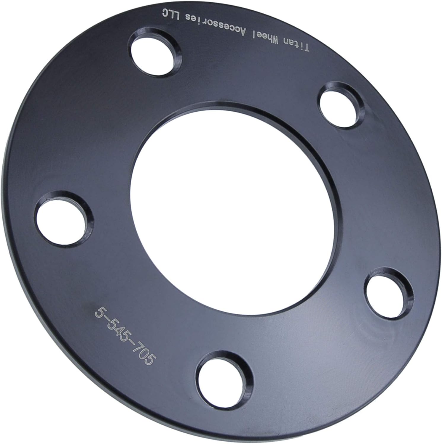 1" 5x4.5 Hubcentric Wheel Spacers - Wider Stance, Increased Clearance, Fits Ford Mustang 2015-2023 - 1 Inch (25mm), 5x114.3, 70.5mm Hub, 14x1.5 Studs - Set of 4 - Black