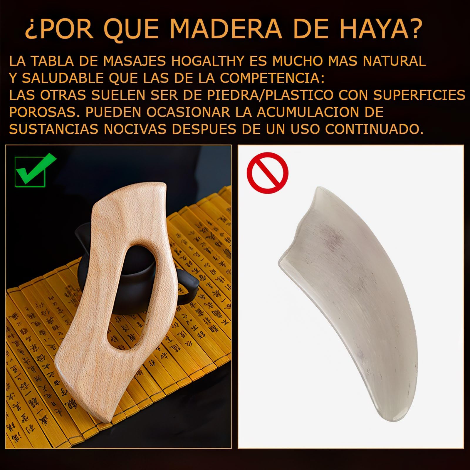 Maderoterapia kit masajeador anticelulitico - Kit maderoterapia corporal - Maderoterapia celulitis - Maderoterapia facial - Drenaje linfatico piernas- Masajeador madera de haya 100% natural con funda