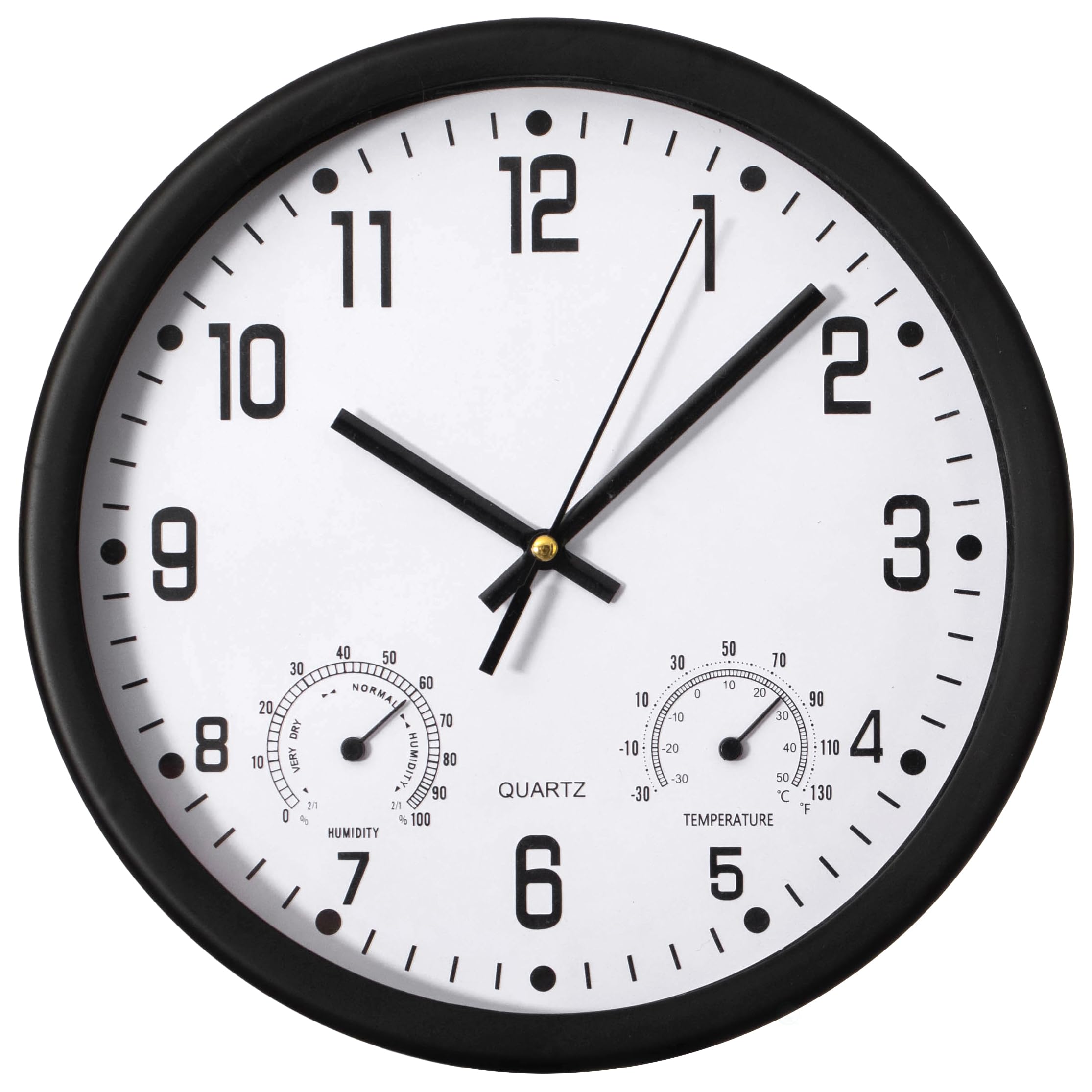 インテリア時計 onulife Temperature and humidity clock Amazon.com: Clockswise 10-inch Non-Ticking Quartz Wall Clock with