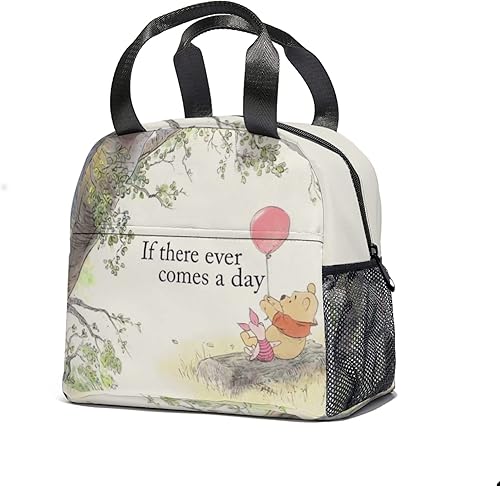 Zuswicg Lonchera de dibujos animados  Bolsa de almuerzo aislada para niñas y niños  Bonita lonchera de 8.5 pulgadas adecuada para la escuela,