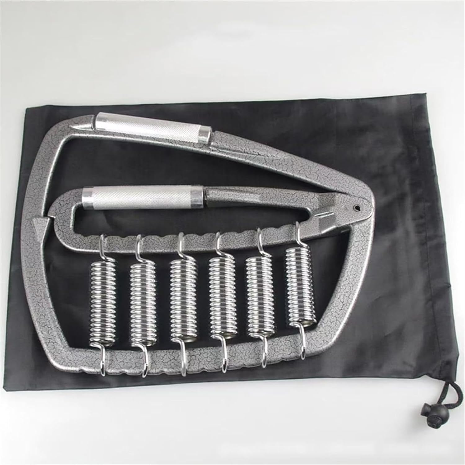 ERICAT Fortalecedor De Mano, Pinza De Acero Inoxidable con 6 Resortes Reforzados Y Mango Antideslizante, Resistencia Ajustable Y Peso Ideal para Ejercicios De Muñeca Y Antebrazo, para Deporte