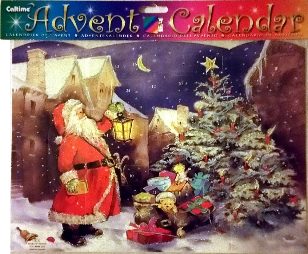 Unique Colorful Christmas Xmas Tree Advent Calendar Imported. Perfect Holiday Gift (jg) For mom, dad, sister, brother, friend, gay, grandma, grandpa