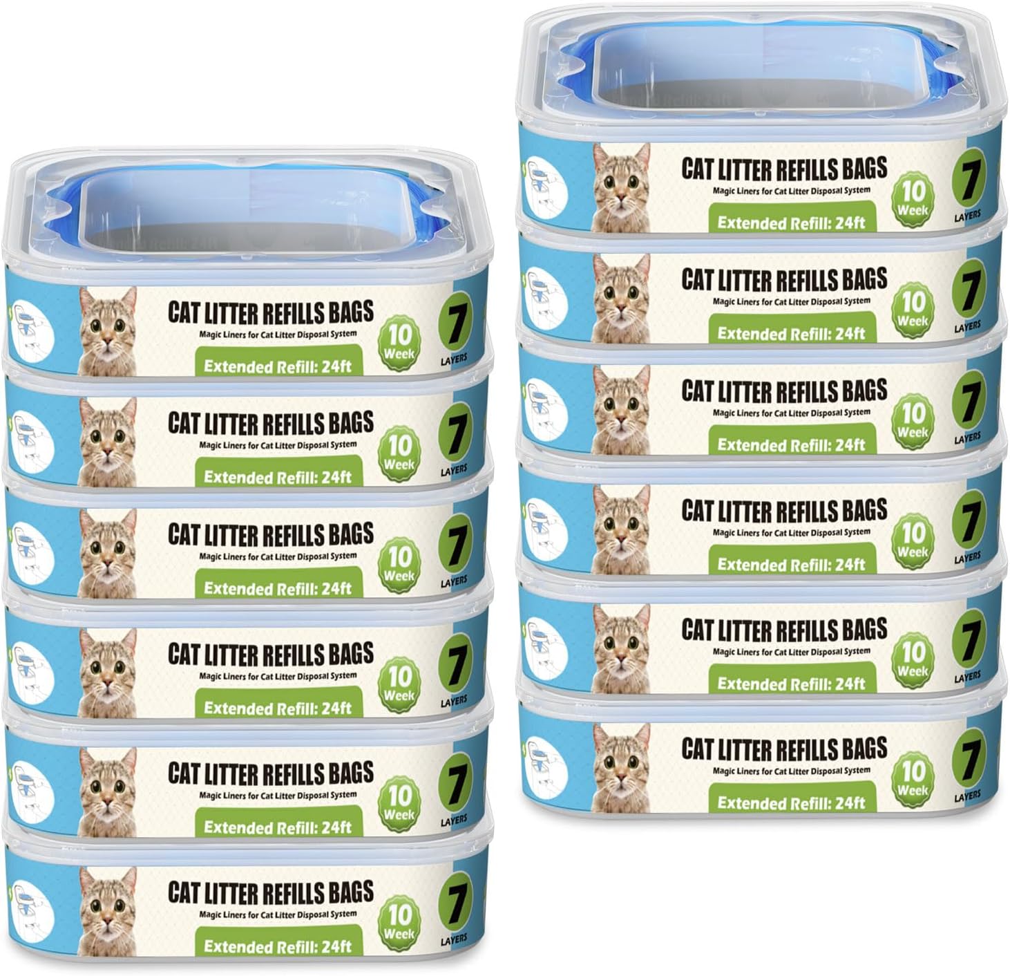 Zippland Cat Litter Refills Cartridge Compatible with Your