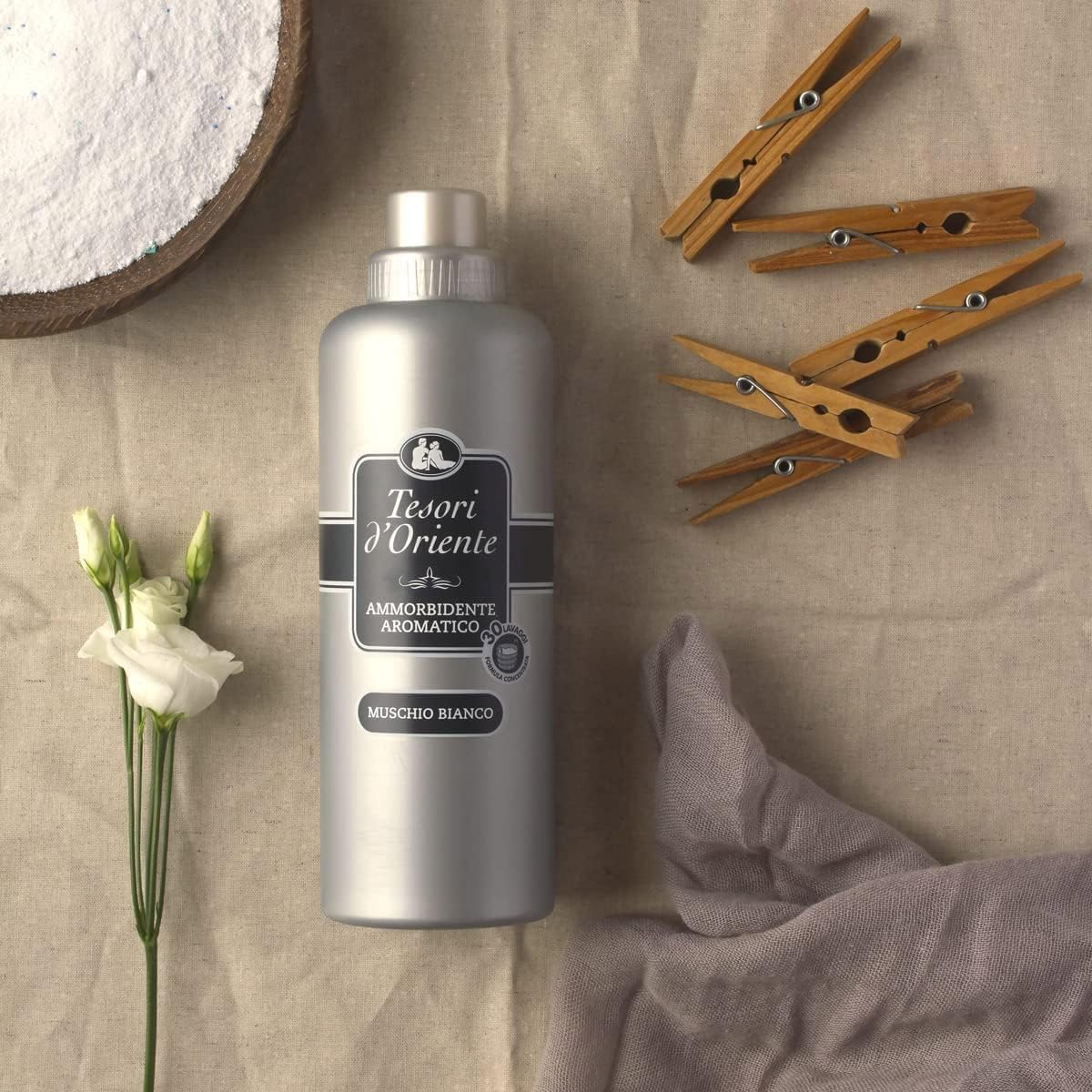 Tesori d'Oriente Ayurveda konzentrierter Weichspüler 760 ml (Ammorbidente Aromatico, x6)