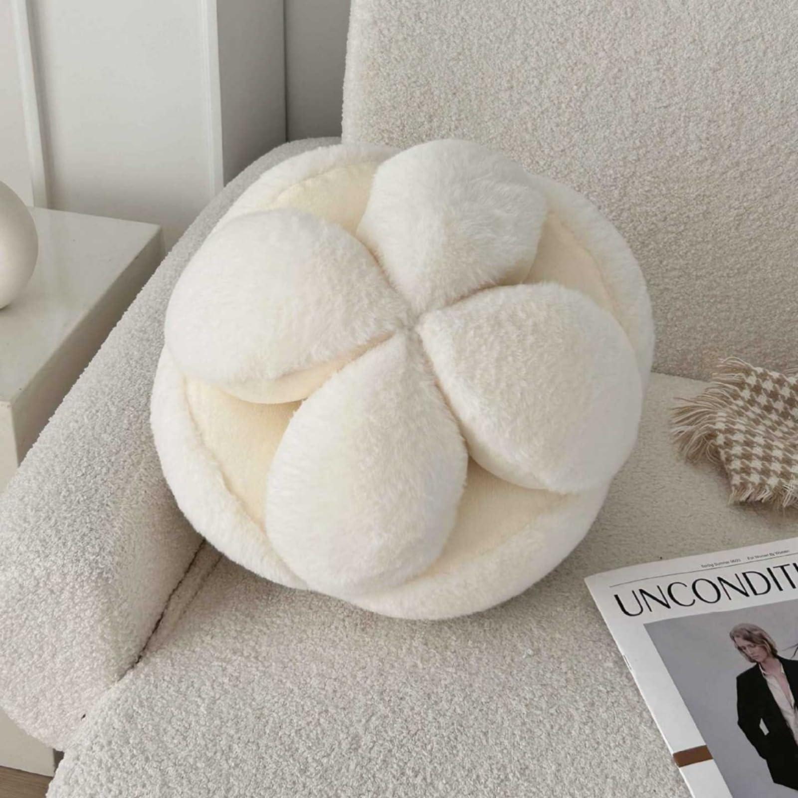Mnmuctakd White Hydrangea Throw Pillow Home Sofa Pillow Bedside Cushion