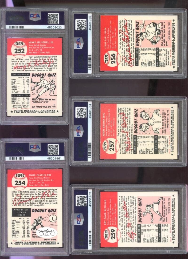 1991 Topps Archives 1953#257 Bob Boyd Signed Autographed Autograph Auto PSA PSA/DNA COA Baseball Card MLB