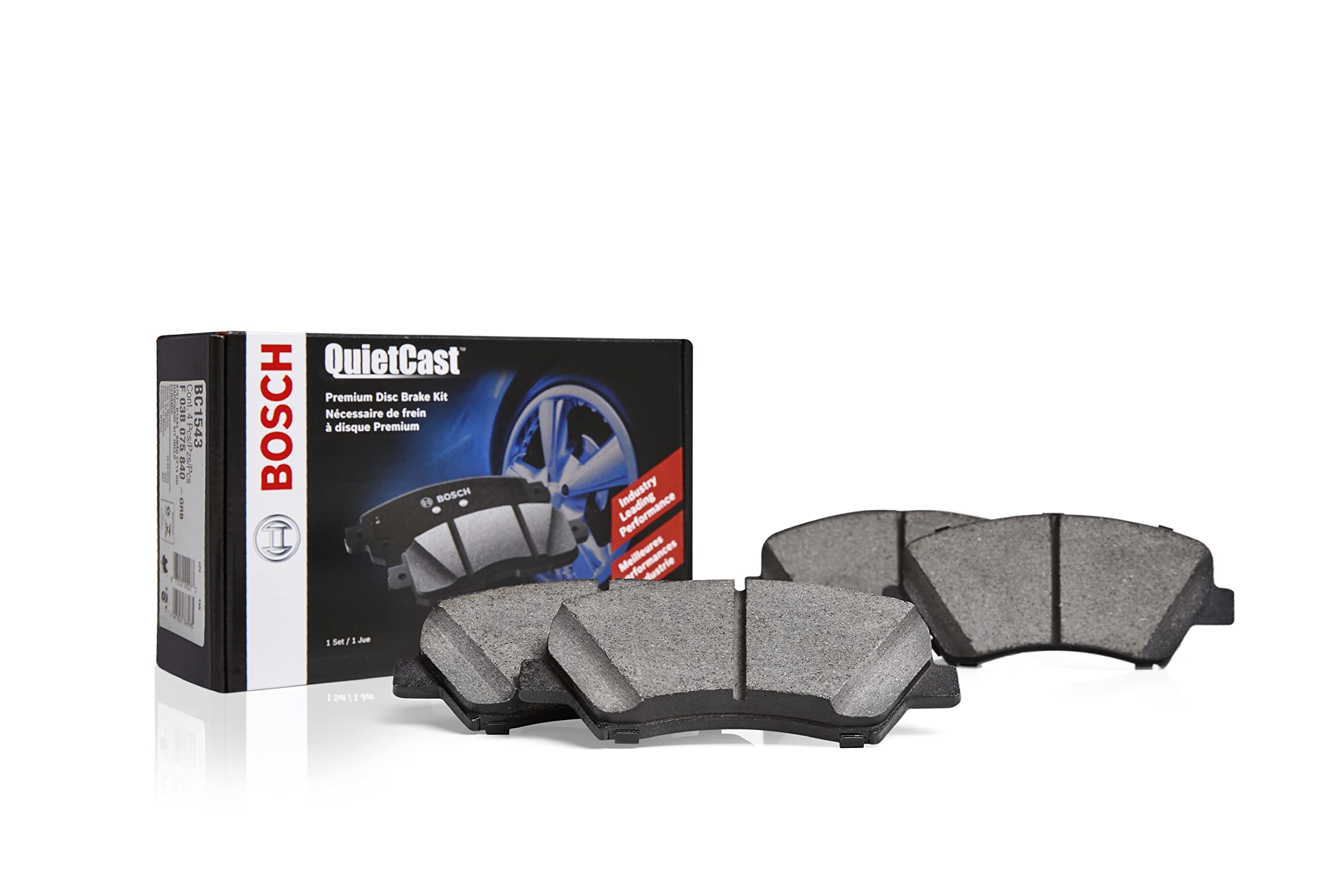 Bosch Jogo Pastilha de Freio Bosch Premium Quiet Cast