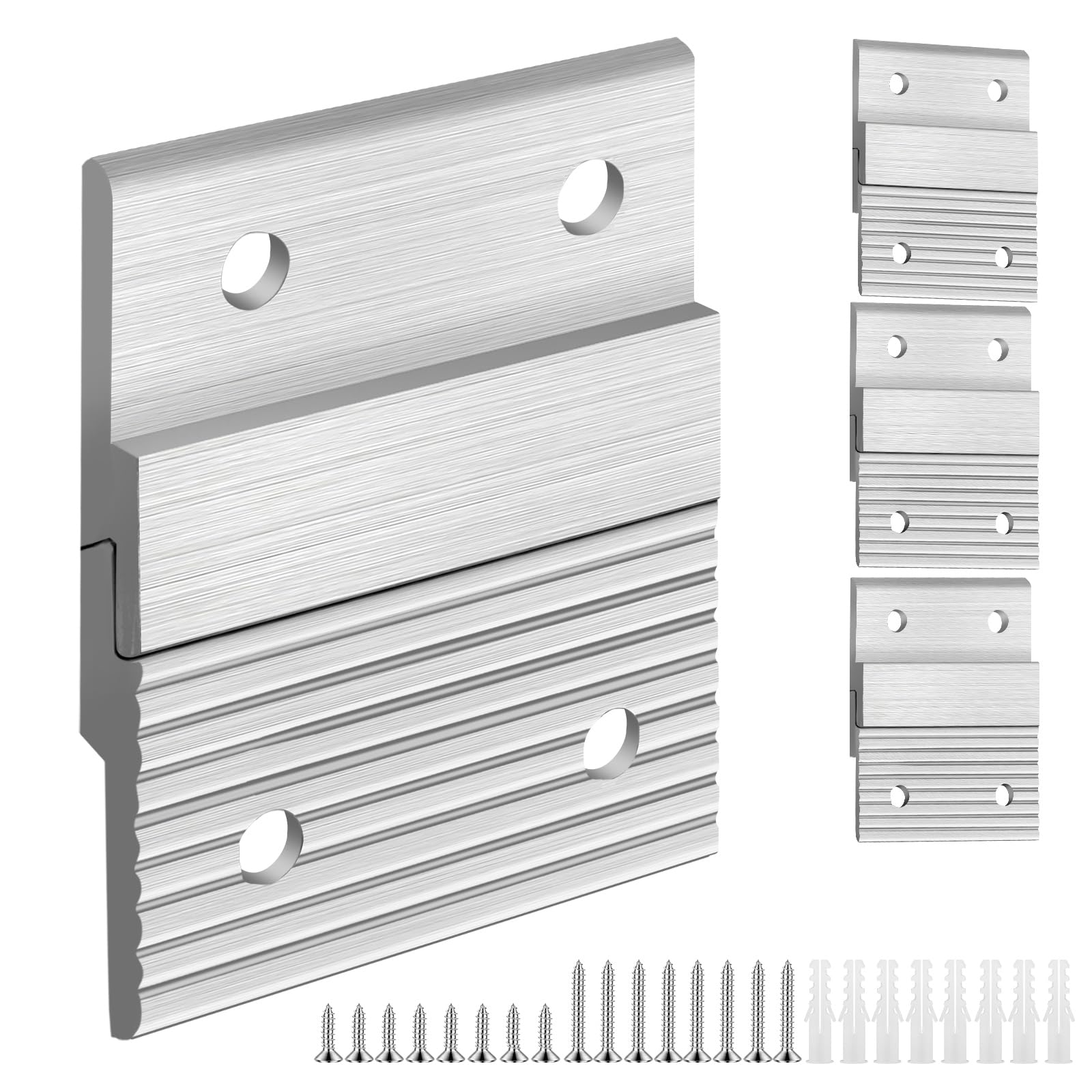 Soporte de pared de 5 cm en Z para instalar un espejo de baño de forma segura