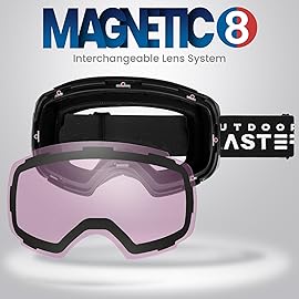 OutdoorMaster Ski Goggles PRO Replacement Photochromic Lens - 20+ Choices