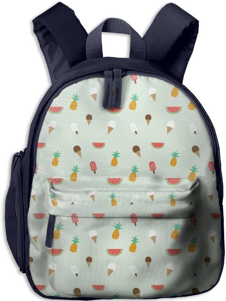 Children's Pineapple Watermelon Ice Cream School Backpack Shoulder Bag