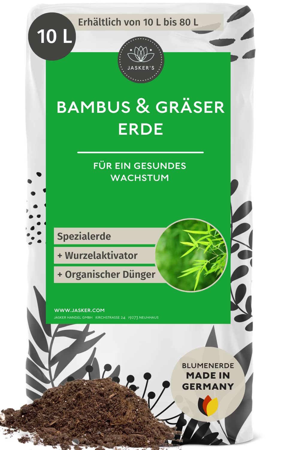 Bambuserde & Grsererde 10 L mit 100-Tage-NPK-Dnger fr krftige Pflanzen  - lockere Erde fr Grser, Ziergrser & Pampasgras : Amazon.de: Games