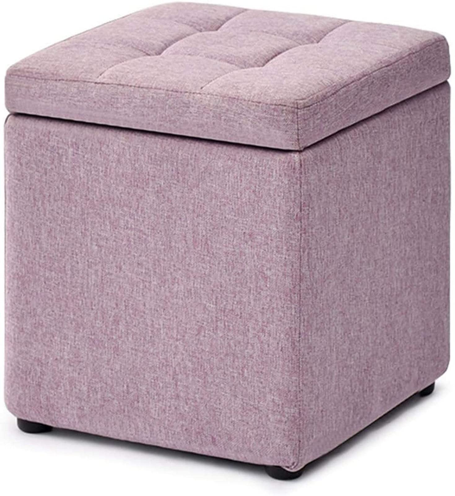 Petit repose-pieds en tissu rembourré pour salon et chambre
