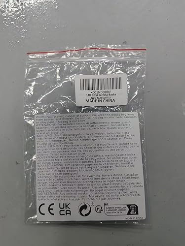 Miniatura 9 de Aretes seguros de oro de 18 quilates para tachuelas, silicona de plata 925, hipoalergénicas, suaves y transparentes, cierres de goma para aretes con