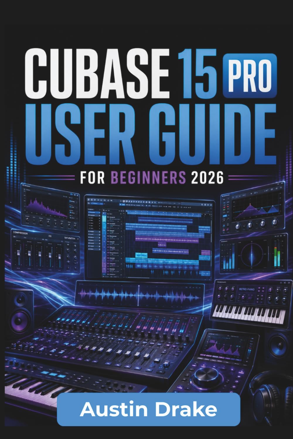 Cubase 15 Pro USER GUIDE For Beginners 2026: Recording, Editing, Mixing, MIDI Production, Vocal Processing, and Creating Professional-Sounding Music with Confidence