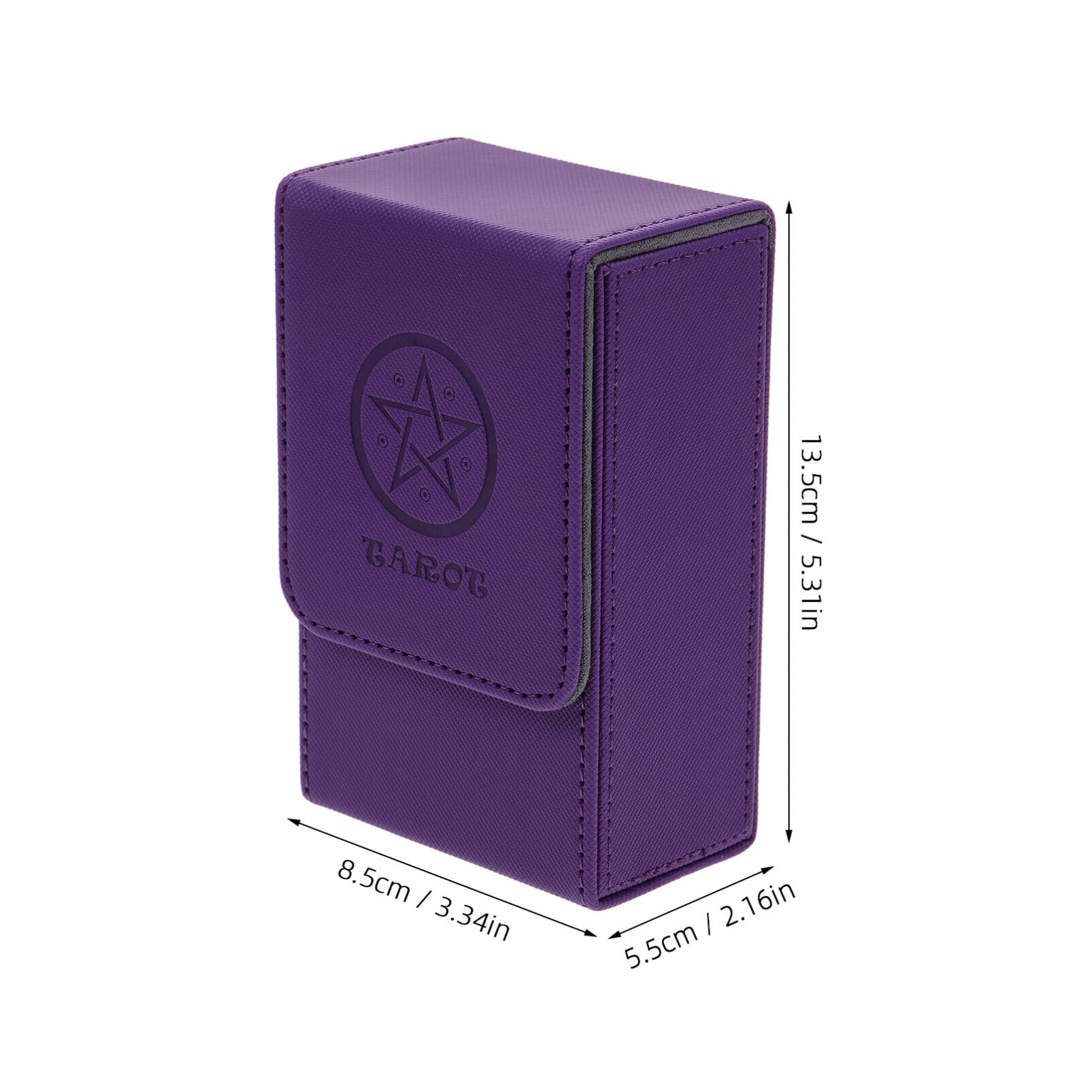 Custodia per Carte dei Tarocchi Portatile con Coperchio Magnetico