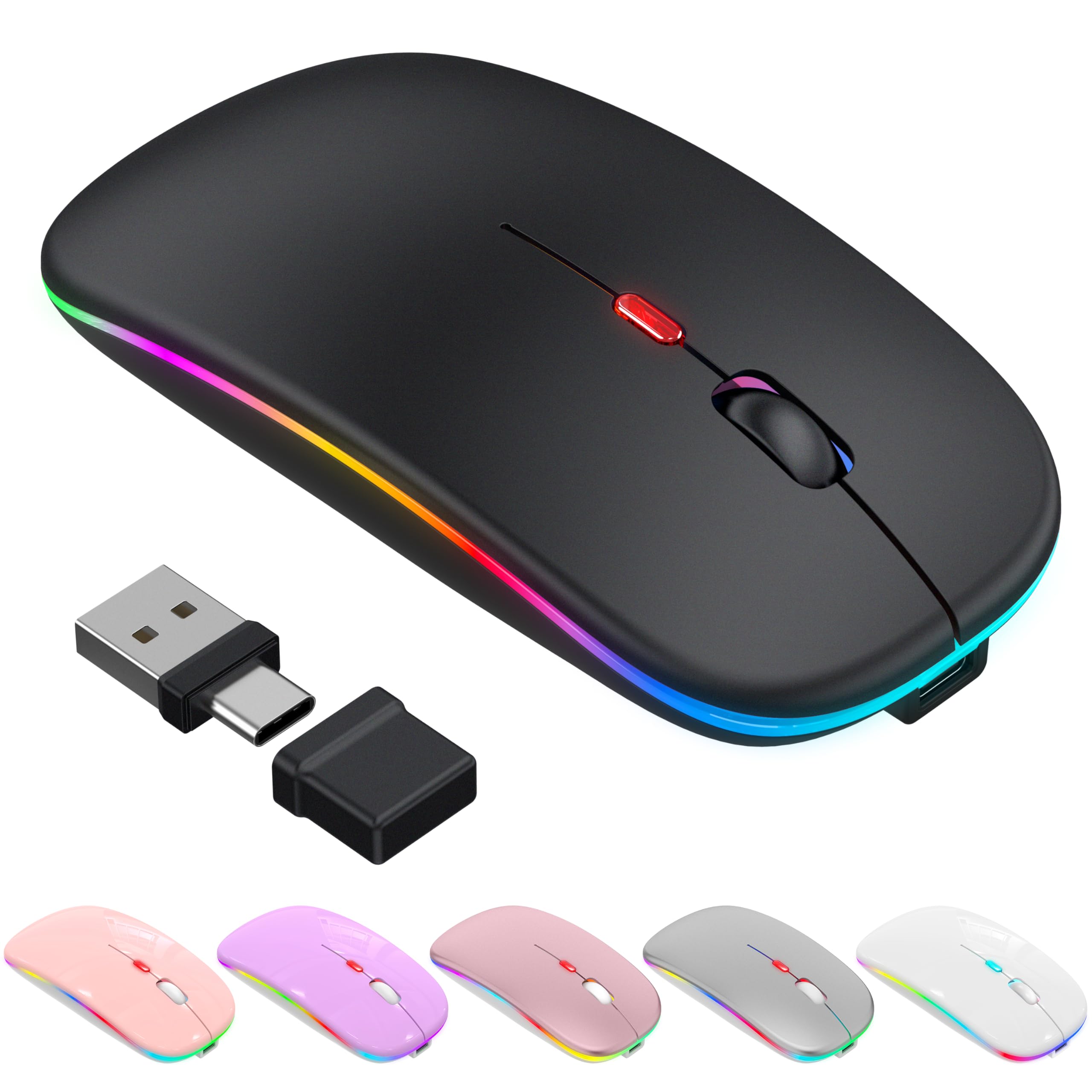 Amazon.com: Bluetooth Wireless Mouse for MacBook Air Mac Pro iPad