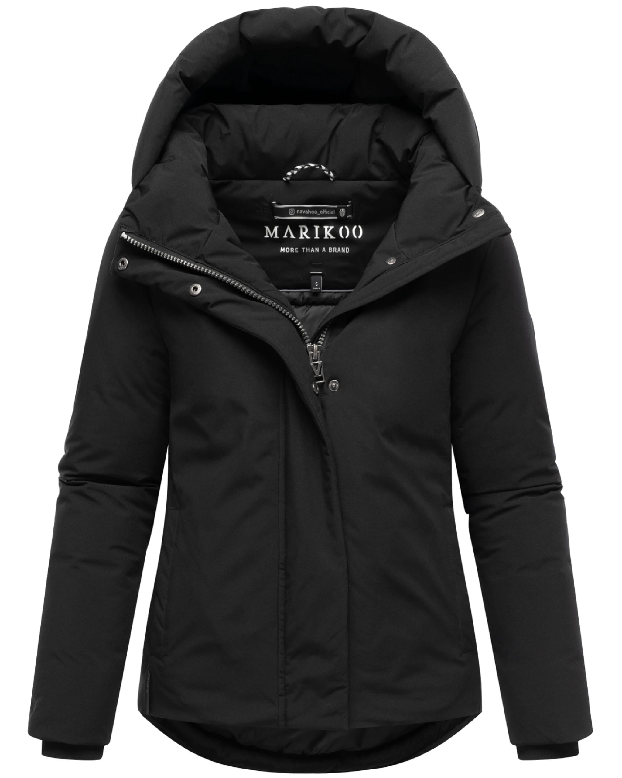 MARIKOO Giacca invernale calda da donna con cappuccio regolabile Yeminaa 16 XS-3XL