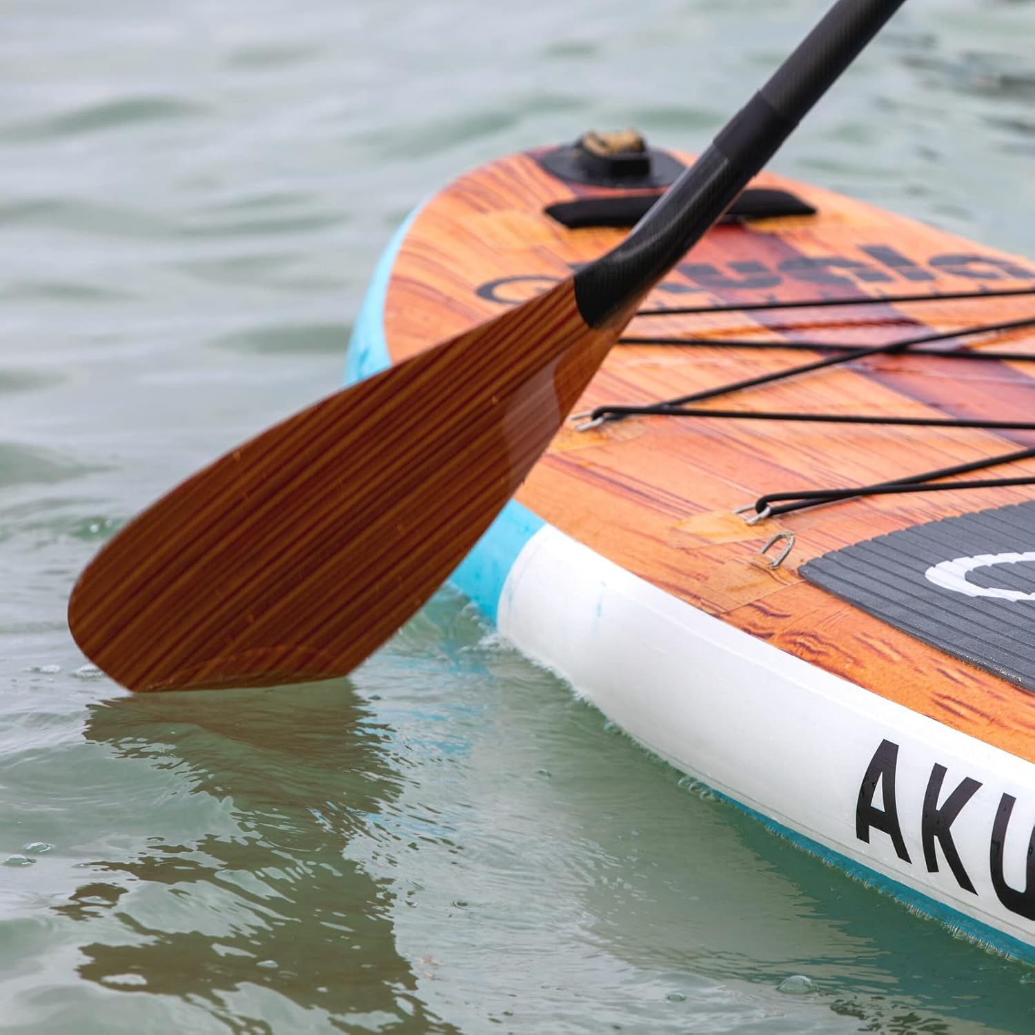 AKUALA Carbon Paddle 3-х штучная доска для гребли стоя SUP / Регулируемая длина по вашему любимому размеру, фото 5