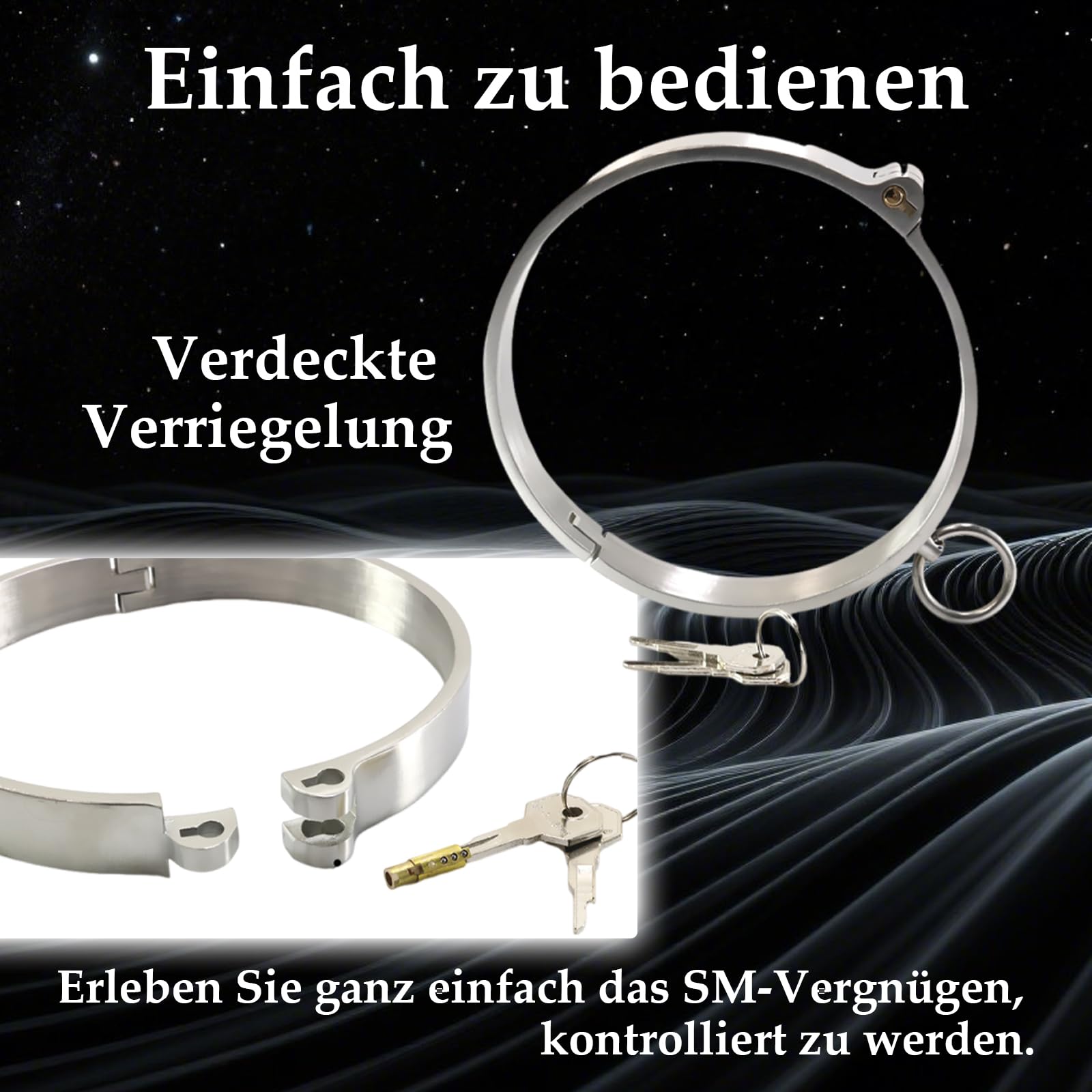 Collar para Damas para Sexo Bdsmsex Bdsm Restricciones Collar Fetiche Gargantilla Metal Cuello Restricción Esclavo Conjunto para Hombres Mujeres Bondage Sexo Collares Juguetes Sexuales Eróticos