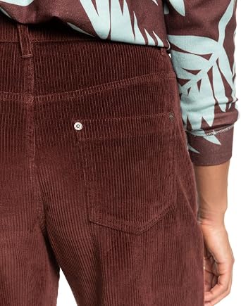 Roxy Surf On Cloud ERJNP03522 - Pantaloni Donna A Vita Alta Con Gamba Larga In Velluto A Coste