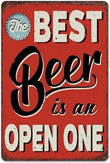 Funny Bar Sign Man Cave Vintage Metal Sign The Best Is An Open Sign For Garage Home Bar Wall Decor (234)