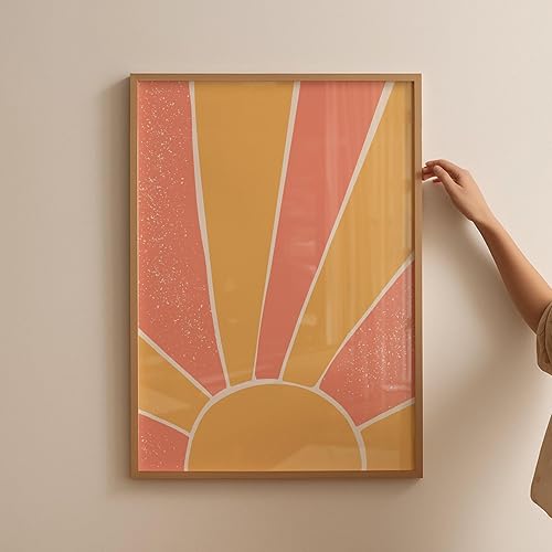 Miniatura 2 de Sunburst Retro Wall Print, Retro Groovy Print, Wall Art 90S Poster Sunburst Poster Groovy Decor 90S,258