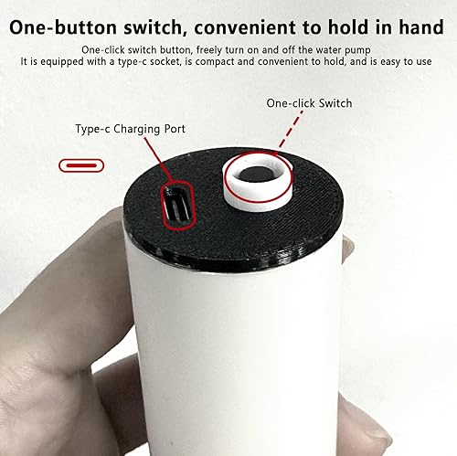 Miniatura 7 de Mini intercambiador de agua simple recargable automático multifuncional del tanque de peces, bomba de agua, piso, bomba de agua del balcón