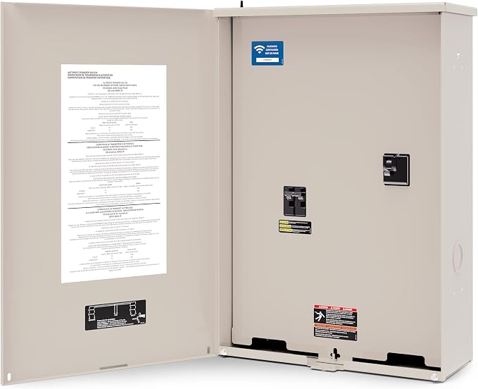 Generador de respaldo para hogar Champion Power Equipment 100837 de 14 kW con interruptor automático de transferencia aXis de 200 A miniatura 6