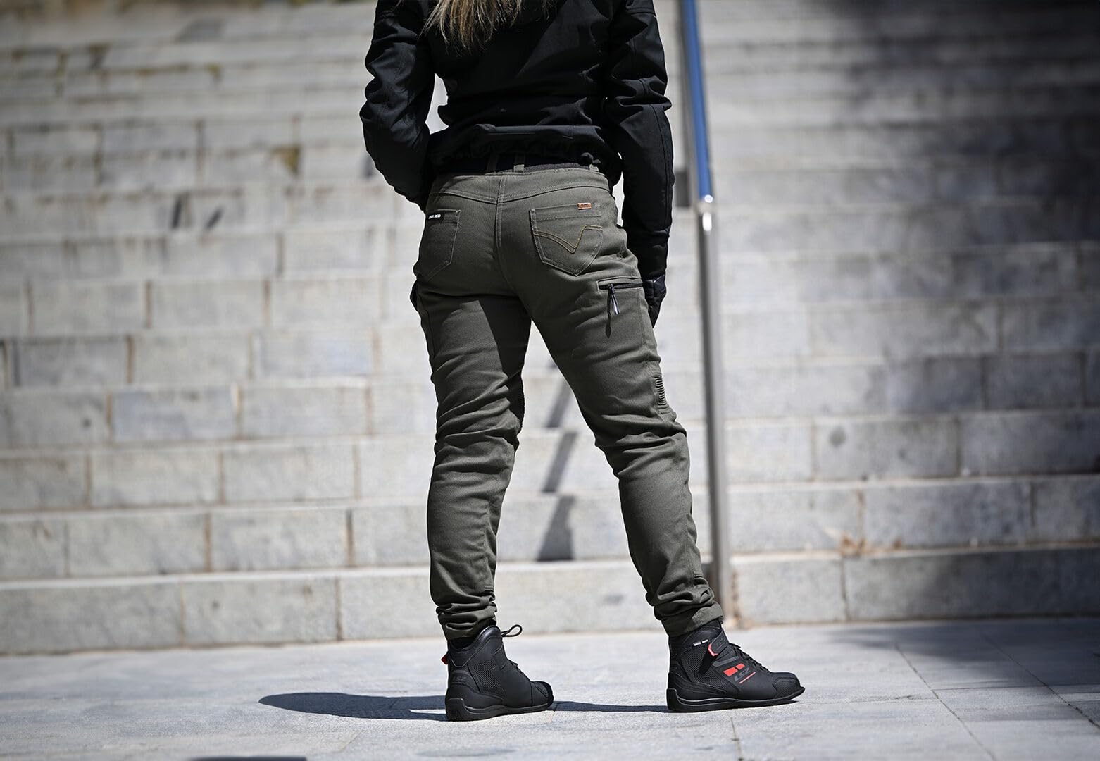 LS2 Router Pantaloni Router, Donna, Nero, 5XL Donna