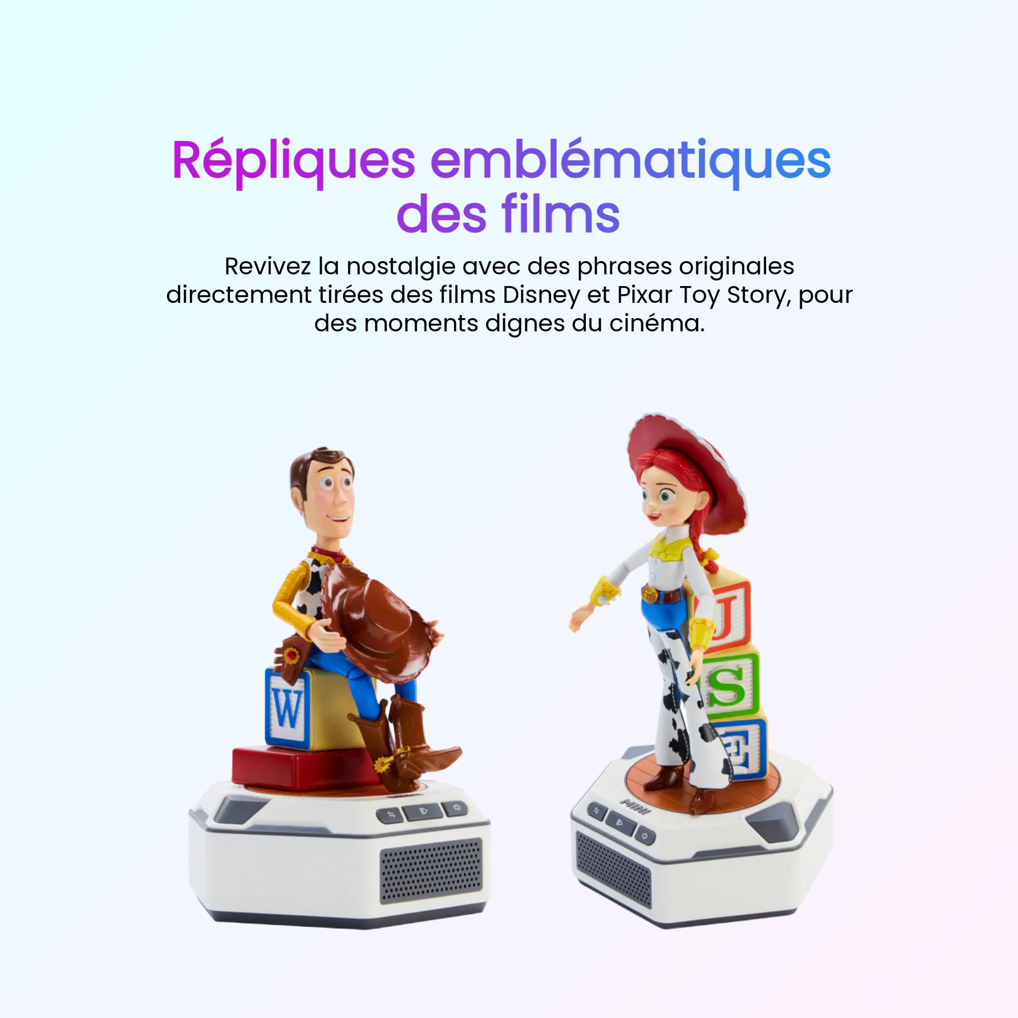 Robosen Coffret Mini Robots Toy Story – Figurines Intelligentes Interactives avec Voix et Mouvements | Woody, Buzz, Jessie, Rex, Alien et Lotso | Disney Pixar 30e Anniversaire
