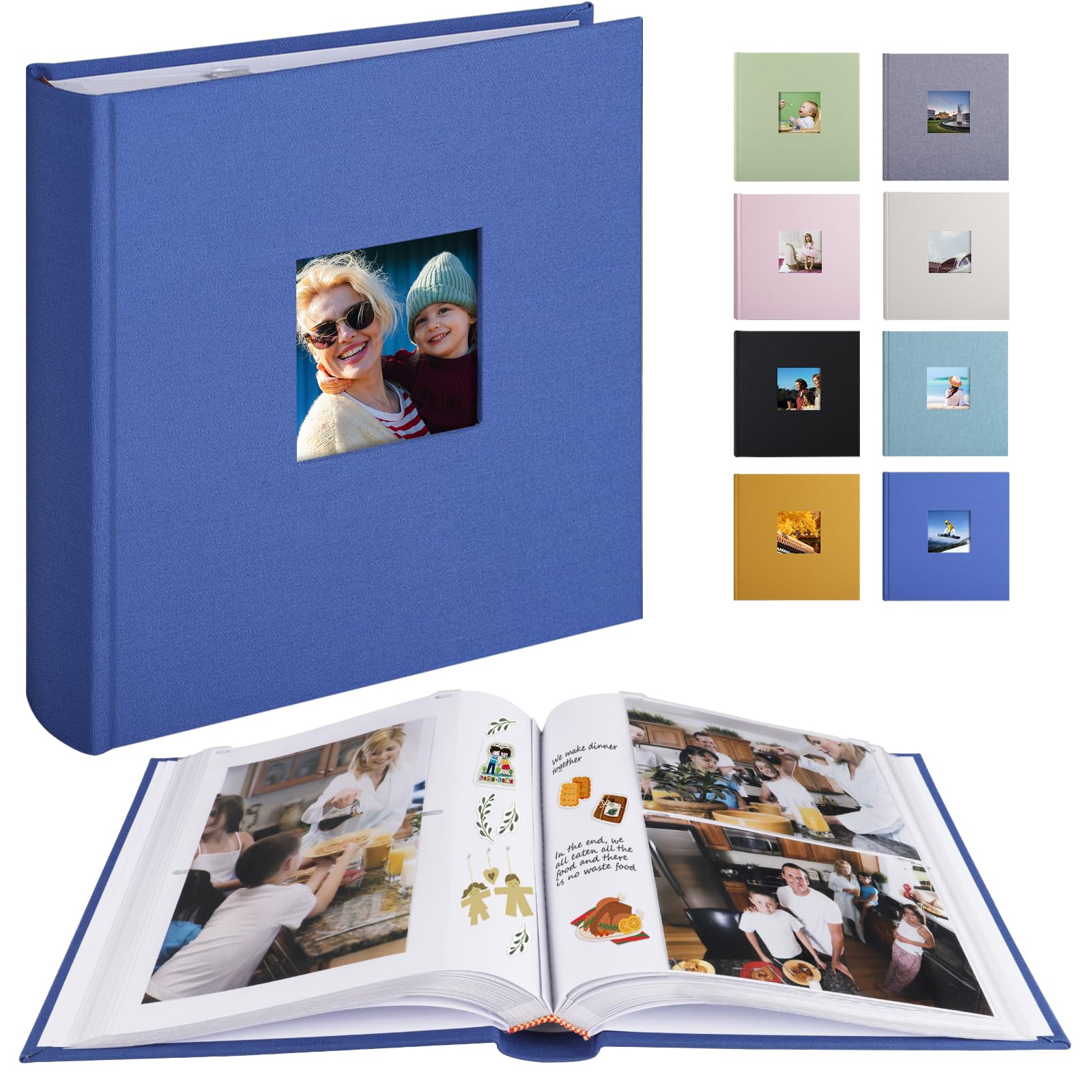 Amazon.com: 1DOT2 Photo Album with Writing Space 50 Pages 4x6