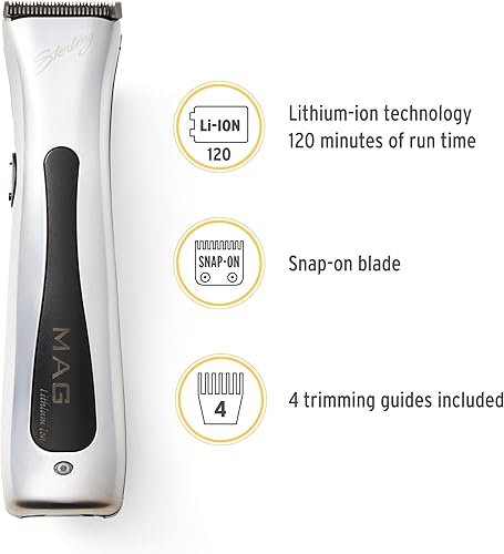 Miniatura 3 de Wahl Professional - Juego de cortapelos inalámbrico Sterling 4 y recortadora de cabello Sterling Mag - Herramientas de corte de pelo de calidad de