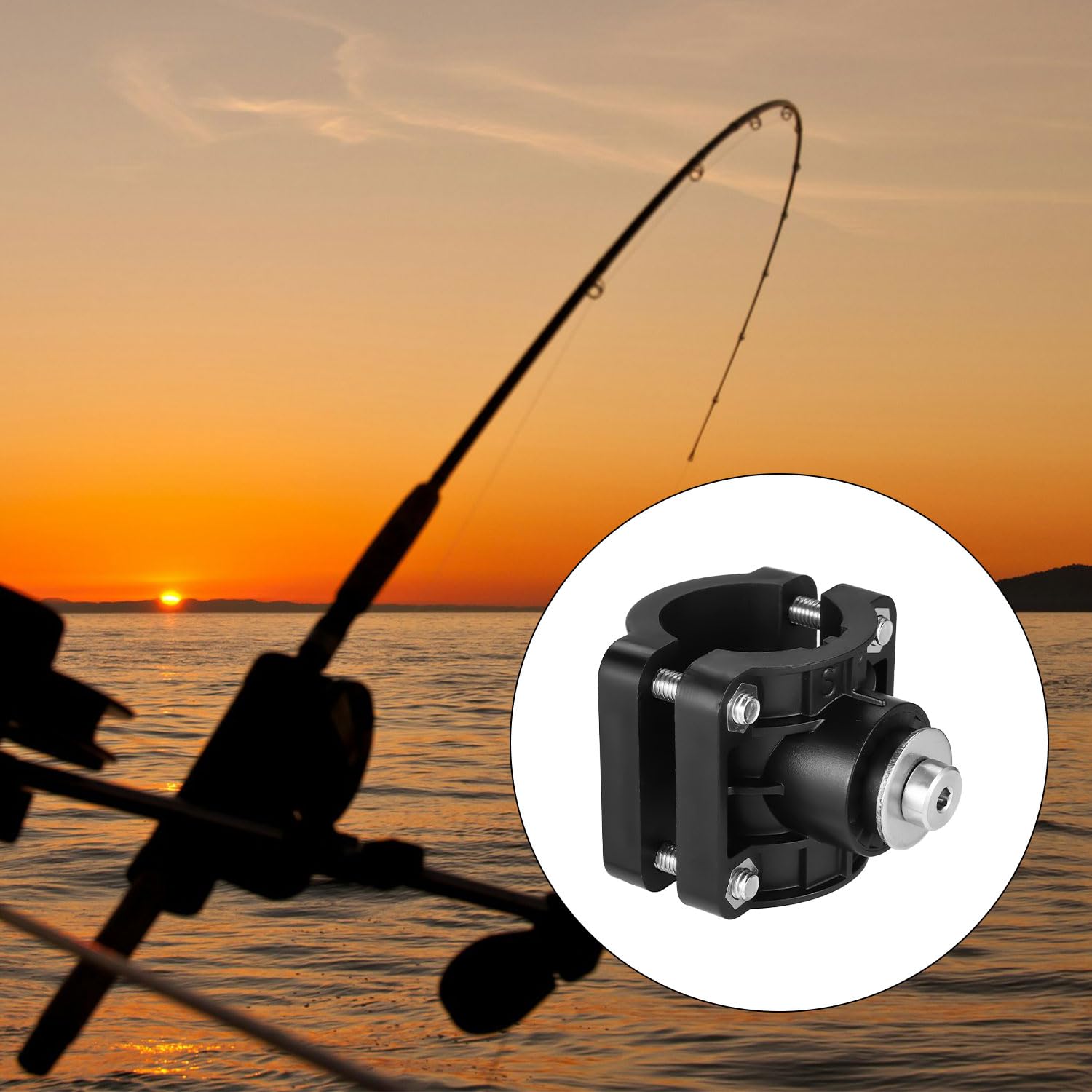 Accesorios de Montaje en Poste 0 Grados, para Transductor Panoptix LVS32 para LiveScope Plus LVS34 y Sistema Reemplace 010-13228-03 0101322803 para Paquete Pesca Hielo LiveScope y su Sistema