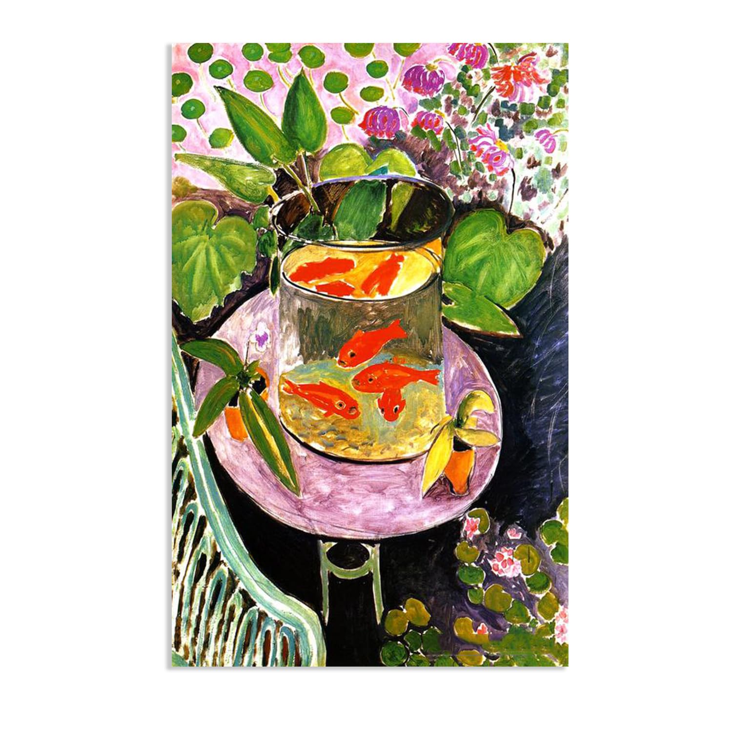 MYCGGDGH Henri Matisse Painting Reproduction Goldfish Henri Matisse abstract art canvas wall reproductions classic poster for living room Bathroom Office 80x128cm(32x50in) poster