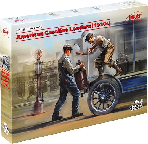 Miniatura 1 de ICM 24018 Modelos de figuras de plástico cargadores de gasolina americanos (años 1910) (2 figuras) - Escala 1:24