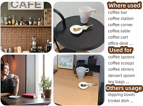 Miniatura 5 de Soporte para cuchara de café para accesorios de barra de café, pequeño soporte para cuchara para estación de café, soporte de cuchara de té, lindo