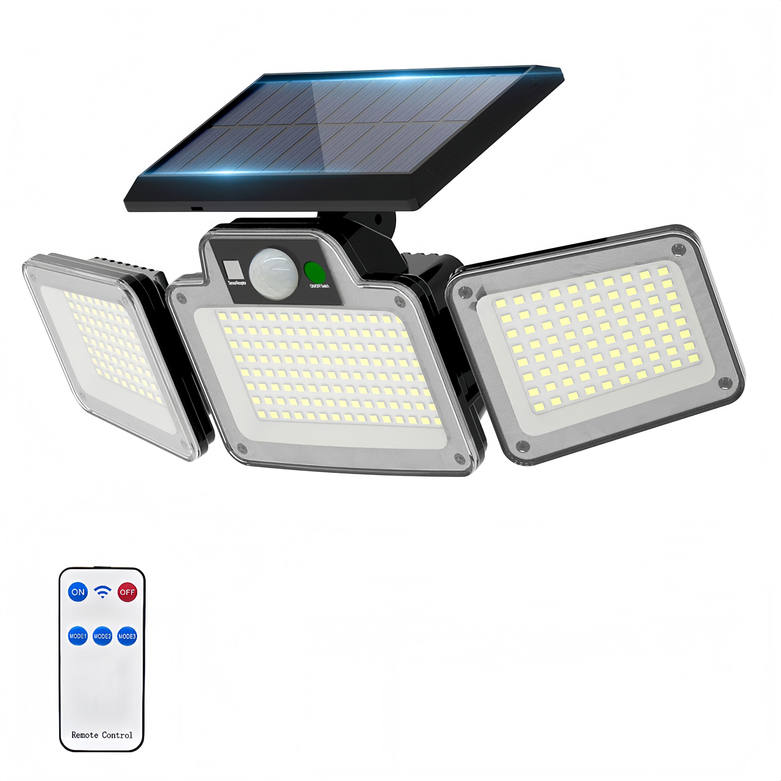 JumJam 280 LED Solar Flood Security Lights, Solar Lights Outdoor
