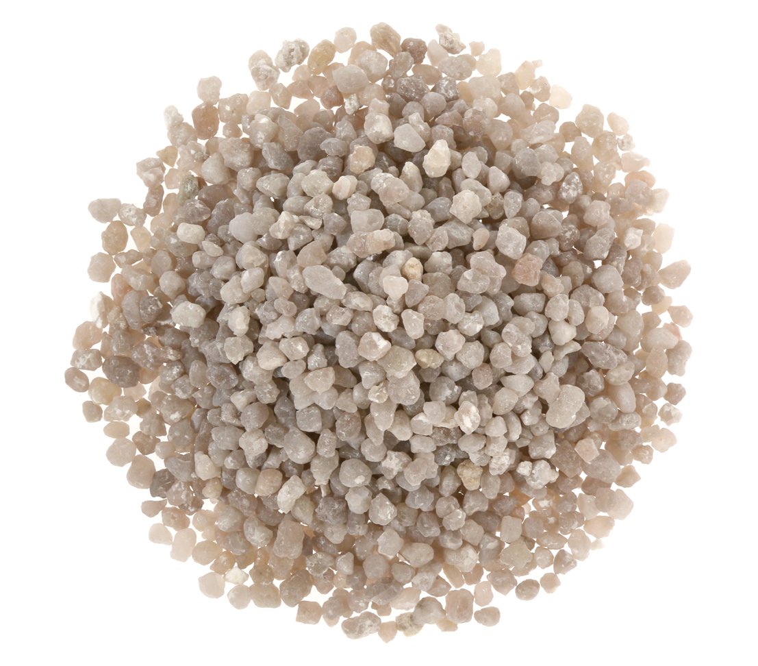 Dehner Aqua Aquarienkies, Körnung 2 - 3.2 mm, 3 x 5 kg (15 kg), weiß