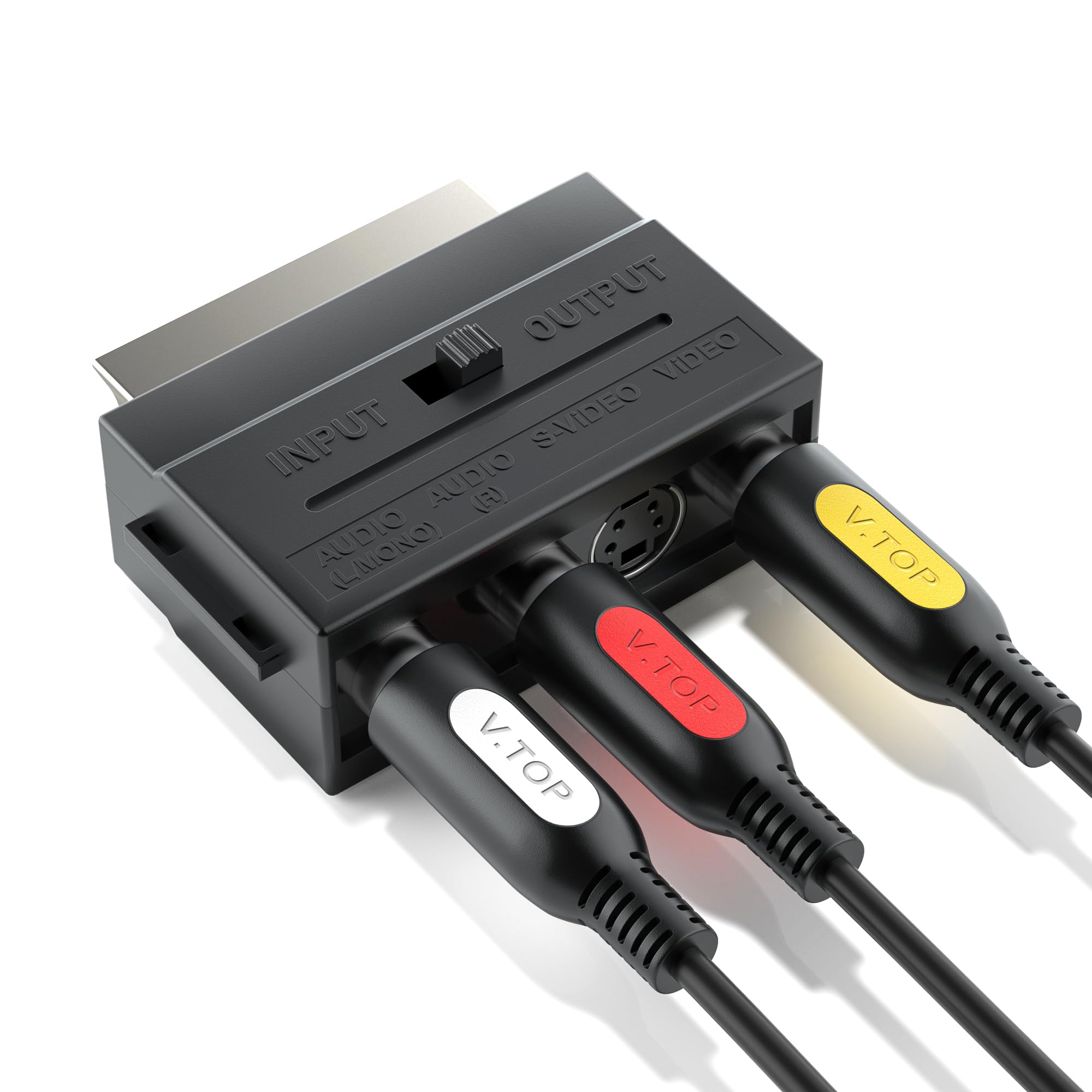 Vtop Bi Lateral Scart To Composite Rca S Video Video Desertcart