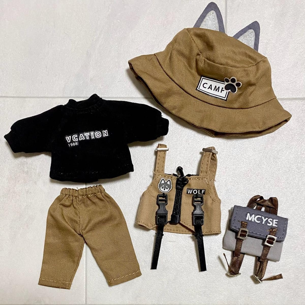 Amazon | 探検家 5点セット WOLF オビツ11 どーる 1 12 ドール 人形 服