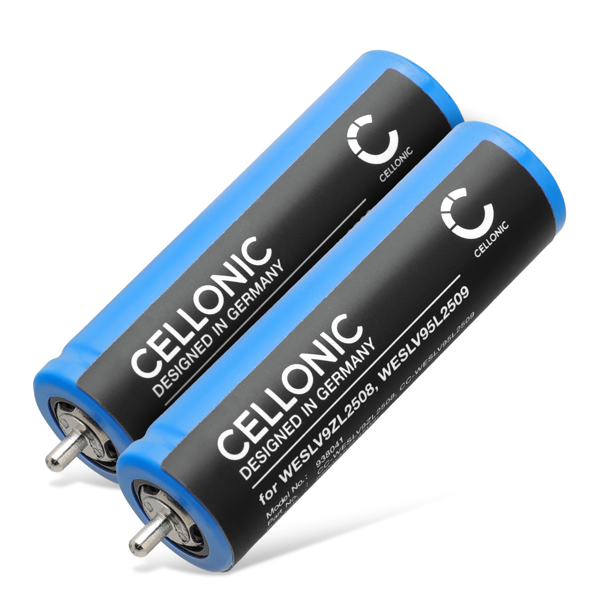 CELLONIC 2x Batteria per Rasoi & Tagliacapelli Compatibile con Panasonic ER-DGP84, ER-DGP90, ER-DGP86, WESLV95L2508 – (680mAh, 3.6V)