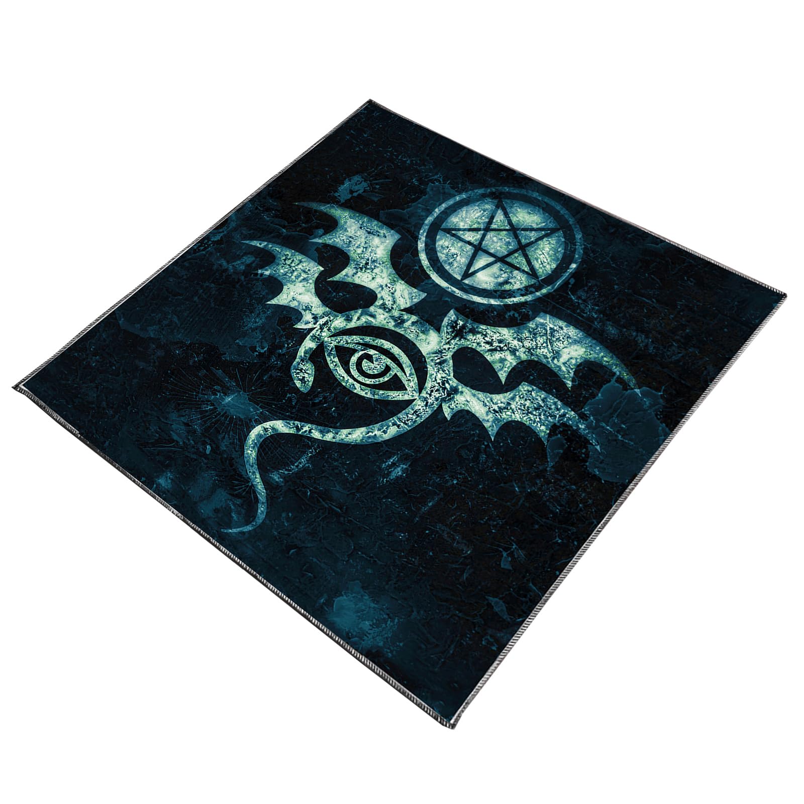 CAZSTYK Velvets Tarots Tablecloth Constellations Divination Tarots Card Tablecloth for Reading Washable Fleece Altars Cloth