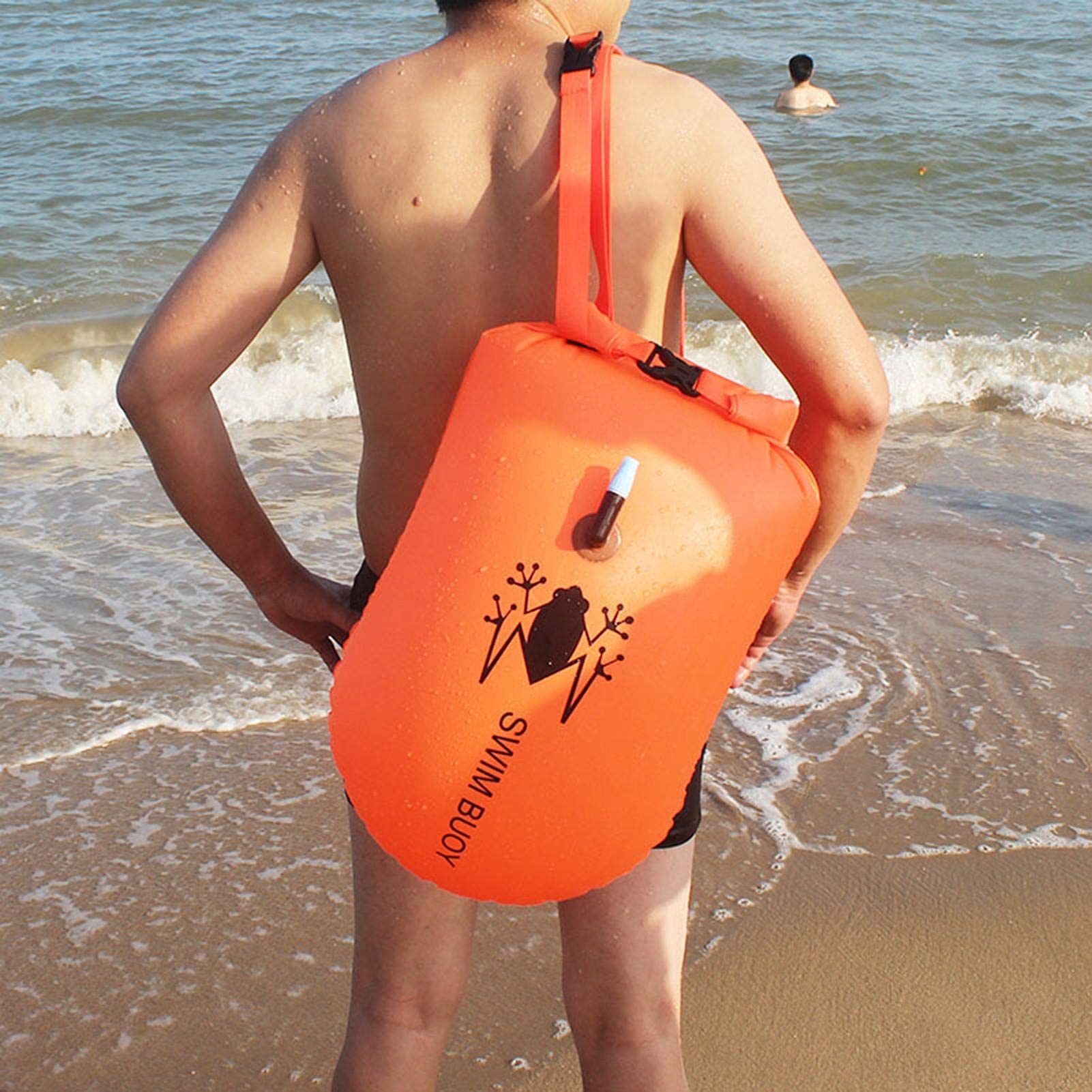 Swim Buoy,20L Swimming Tow Float and Drybag for Open Water Swimmers and Triathletes,Light and Visible Float for Safe Training and Racing